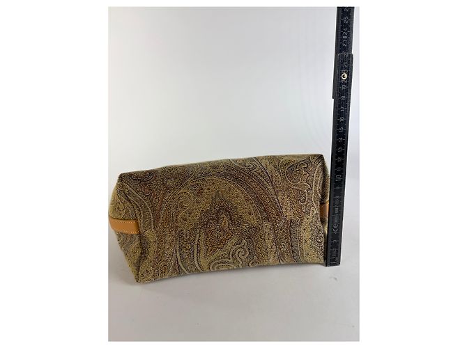 Vintage Etro Paisley Jacquard Hobo Bag Ende 1990s Brown Rust Braun - Ansicht 14