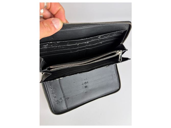 Vintage Givenchy Bambi Print Leather Bifold Wallet 2013 Black - view 8