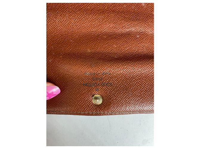 Vintage Louis Vuitton Monogram Canvas Bifold Wallet 2000 Brown - view 4