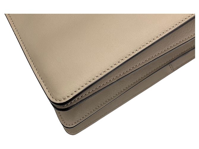 Chloé Borsa a tracolla Chloe Motty Gray Faye Medium con patta in pelle di vitello e camoscio Grigio - vista 10