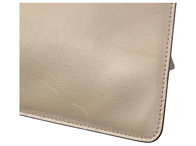 Chloé Borsa a tracolla Chloe Motty Gray Faye Medium con patta in pelle di vitello e camoscio Grigio - vista 13