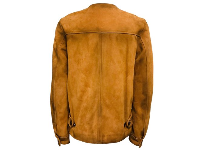 Autre Marque Giacca in camoscio vintage Charlee Saint Art Bronze Marrone - vista 3