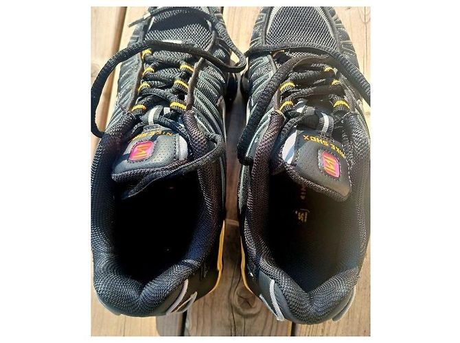 Nike Shox TL Sneaker Schwarz/Orange Silber - Ansicht 4