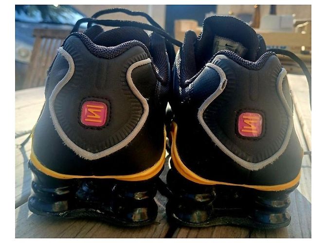 Nike Shox TL Sneaker Schwarz/Orange Silber - Ansicht 6