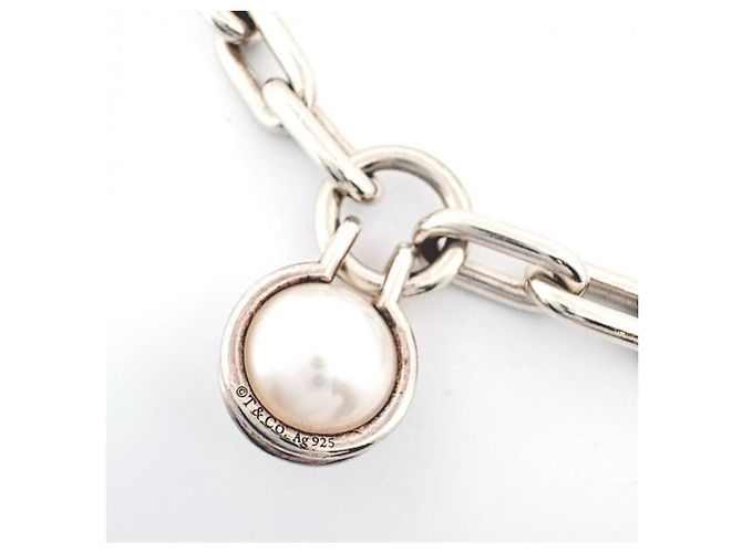 Autre Marque Colar Tiffany & Co. Hardware em pérolas de água doce e prata de lei 925 Branco - vista 2