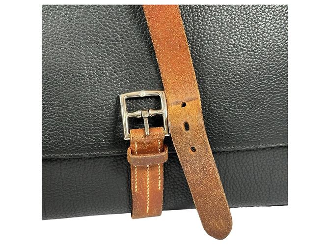 Hermès Borsa Business Hermes Etriviere Document Case Nero - vista 14