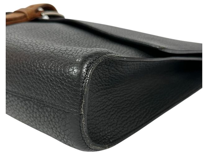 Hermès Borsa Business Hermes Etriviere Document Case Nero - vista 5