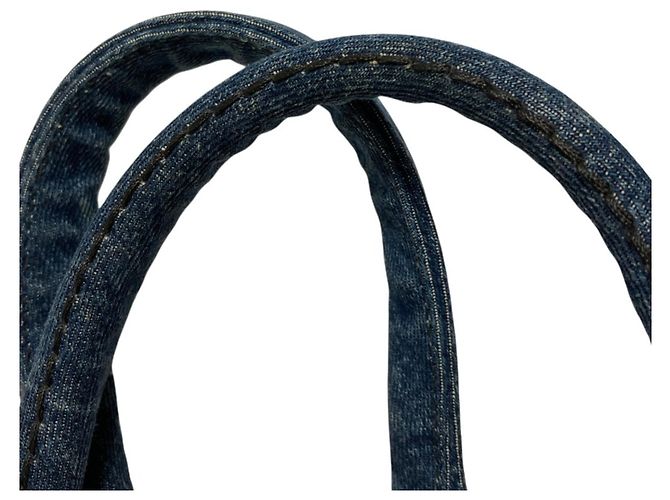 Bolso Tote Prada Canapa Denim - vista 12