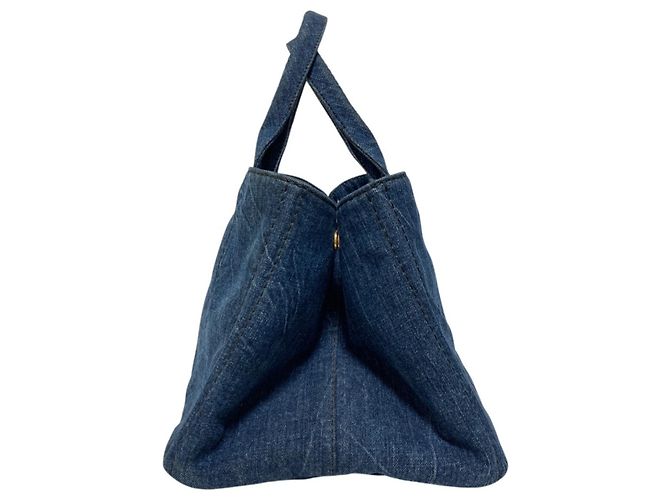 Bolso Tote Prada Canapa Denim - vista 4