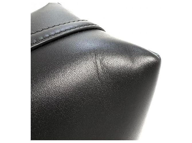 Autre Marque SAINT LAURENT LE 37 Mini 2-Way Bucket Bag aus Lammleder Schwarz - Ansicht 7