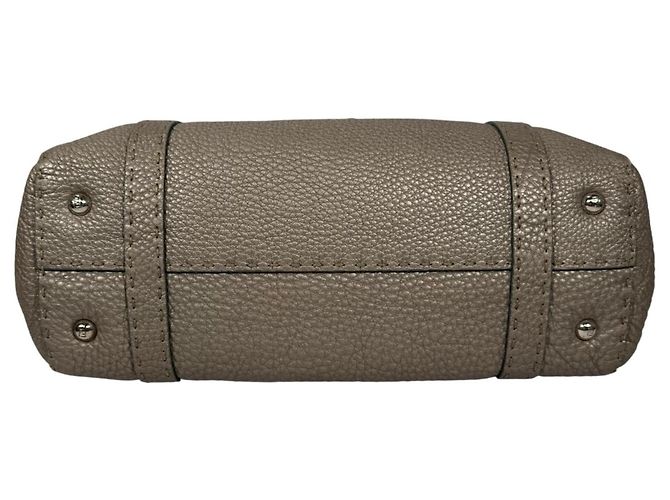 Borsa Fendi Metallic Beige - vista 4