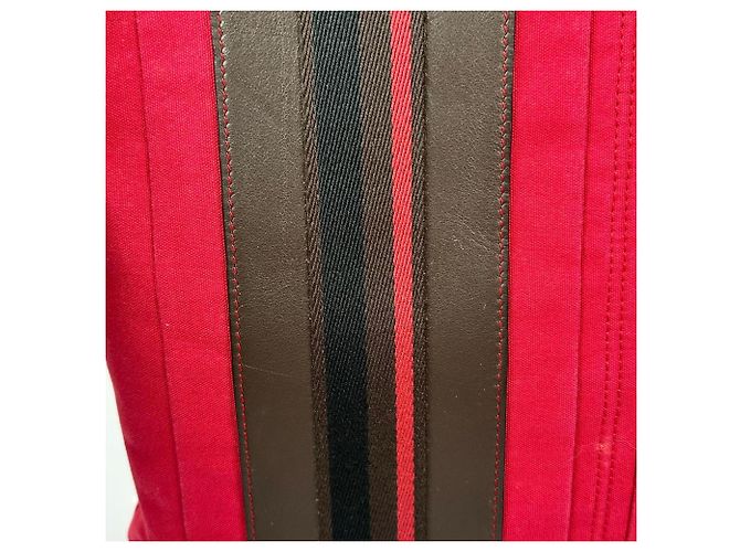 Hermès Bolso Hermes para mujer Castaño Negro Roja - vista 10