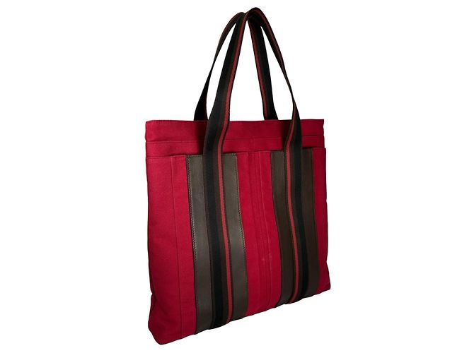 Hermès Bolso Hermes para mujer Castaño Negro Roja - vista 2