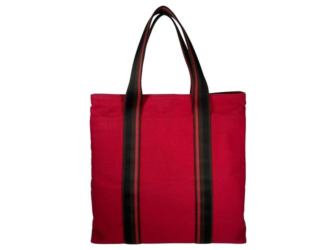Hermès Bolso Hermes para mujer Castaño Negro Roja - vista 3