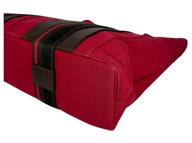 Hermès Bolso Hermes para mujer Castaño Negro Roja - vista 5