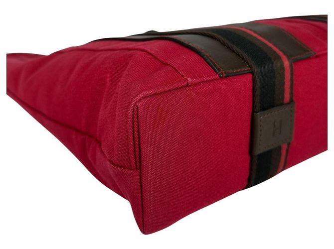 Hermès Bolso Hermes para mujer Castaño Negro Roja - vista 6