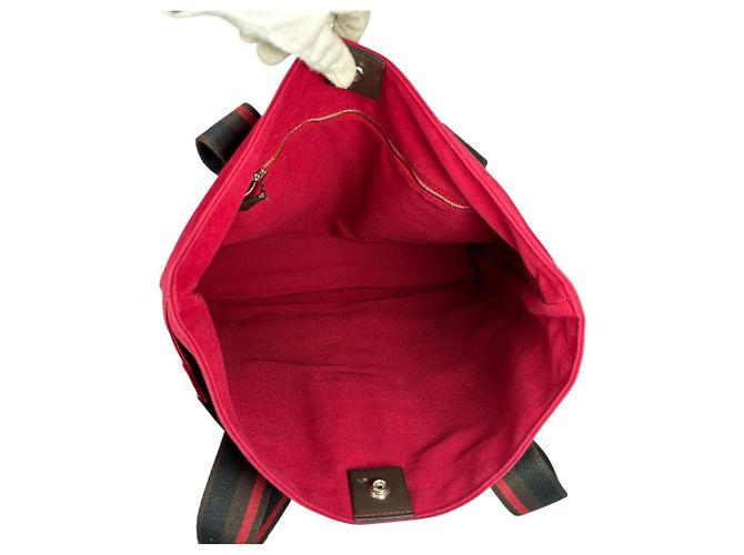 Hermès Bolso Hermes para mujer Castaño Negro Roja - vista 7