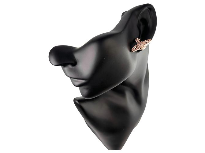 Pendientes Vivienne Westwood Mini Bas Relief Rosa - vista 2