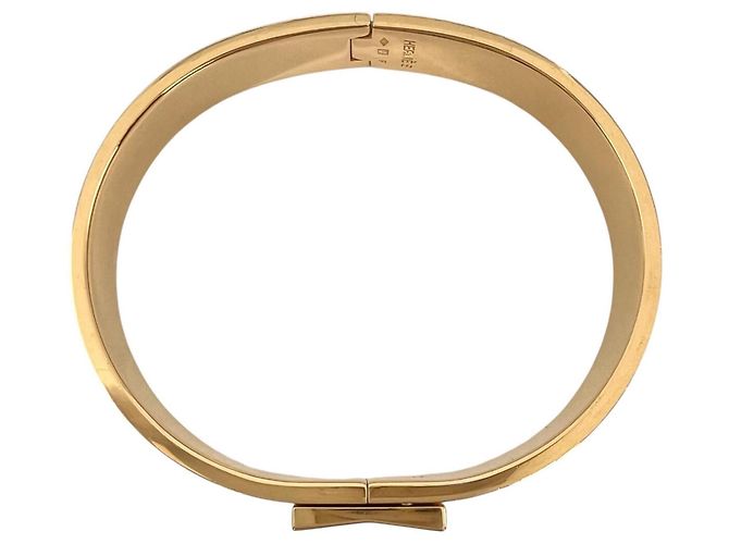Bracciale Hermès Clic Clac Blu D'oro - vista 2