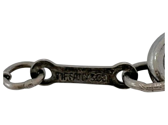 Autre Marque Tiffany Crescent Moon Anhänger Halskette Silber - Ansicht 5