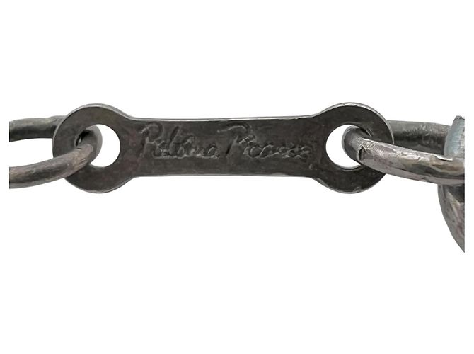 Autre Marque Tiffany Crescent Moon Anhänger Halskette Silber - Ansicht 6