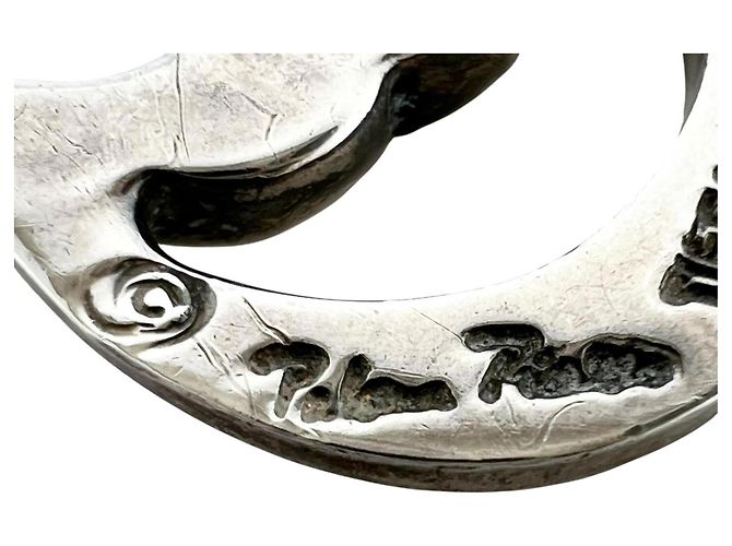 Autre Marque Tiffany Crescent Moon Anhänger Halskette Silber - Ansicht 7
