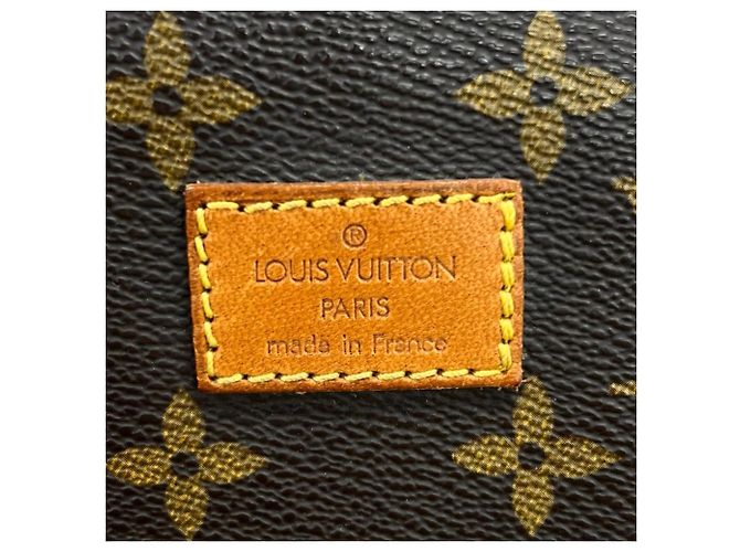Bolso de hombro Louis Vuitton Saumur 35 Castaño - vista 11