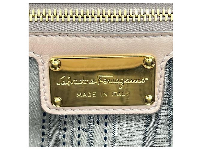 Borsa a tracolla Salvatore Ferragamo Vara Ribbon Rosa - vista 13