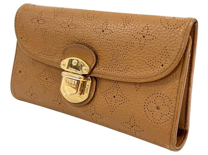 Louis Vuitton Portefeuille Amelia Mahina Long Wallet Beige - vista 2