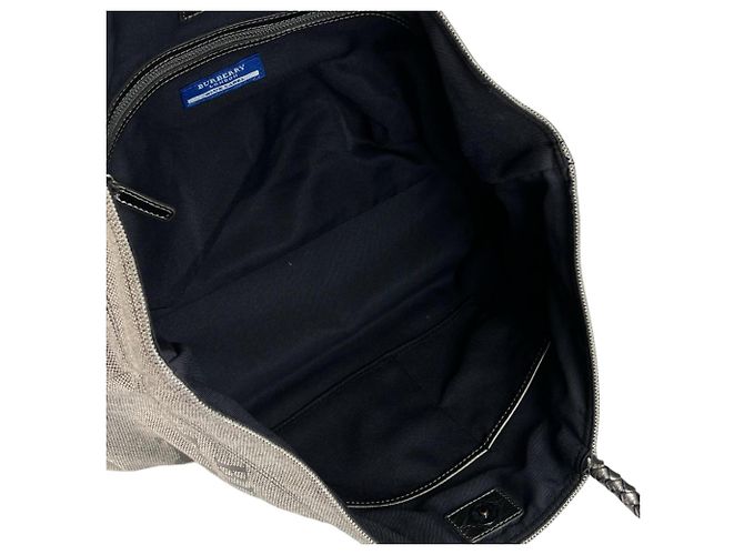 Borsa Tote Burberry da Donna Marrone Argento - vista 11