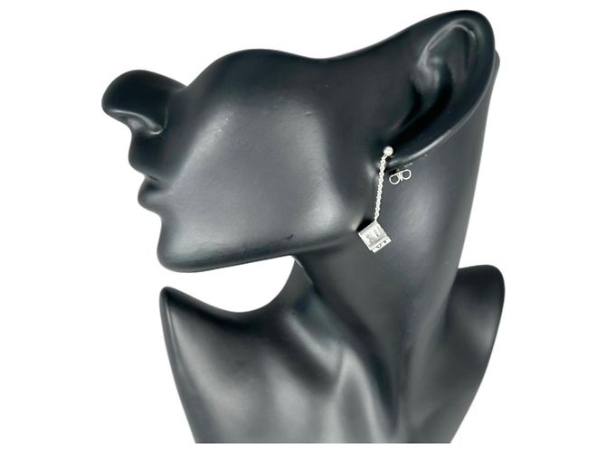 Autre Marque Pendientes Tiffany Atlas Cube Plata - vista 2