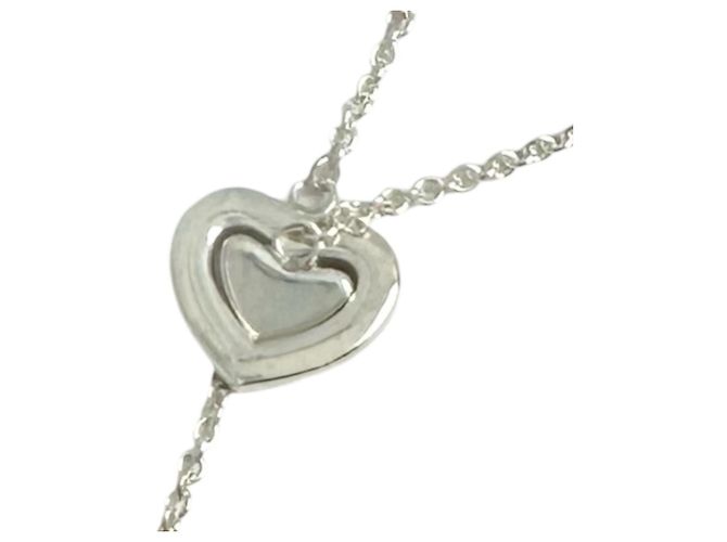 Autre Marque Tiffany Heart Link Lariat Halskette Silber - Ansicht 4