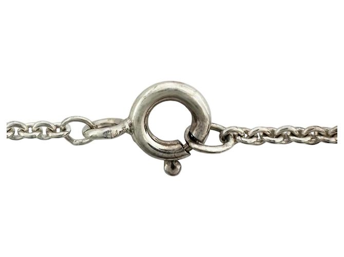 Autre Marque Tiffany Heart Link Lariat Halskette Silber - Ansicht 5