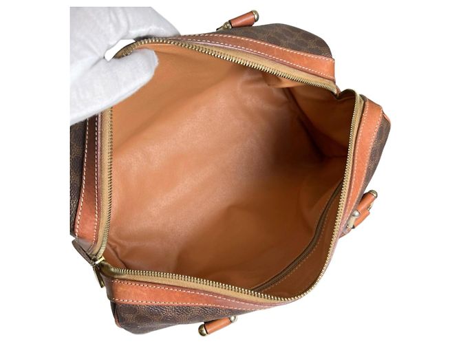 Céline Sac à main Celine Macadam Boston Bag Marron - vue 11