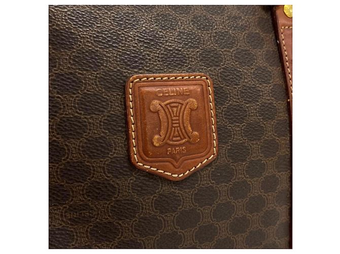 Céline Sac à main Celine Macadam Boston Bag Marron - vue 12