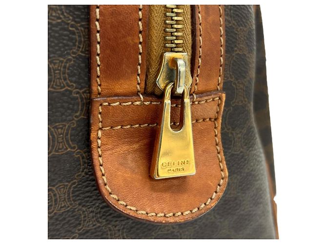 Céline Sac à main Celine Macadam Boston Bag Marron - vue 15
