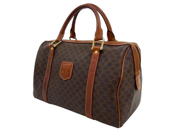 Céline Sac à main Celine Macadam Boston Bag Marron - vue 4
