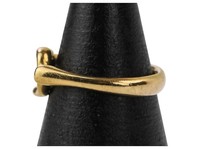 Autre Marque Tiffany & Co. Open Heart Ring aus 18K Gold und Diamanten Golden - Ansicht 3