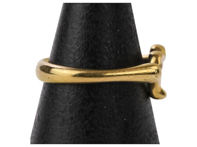 Autre Marque Tiffany & Co. Open Heart Ring aus 18K Gold und Diamanten Golden - Ansicht 5