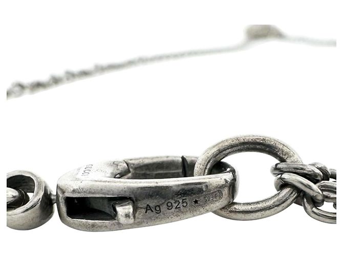 Colar GUCCI Cabeça de Gato em Silver Prata - vista 6