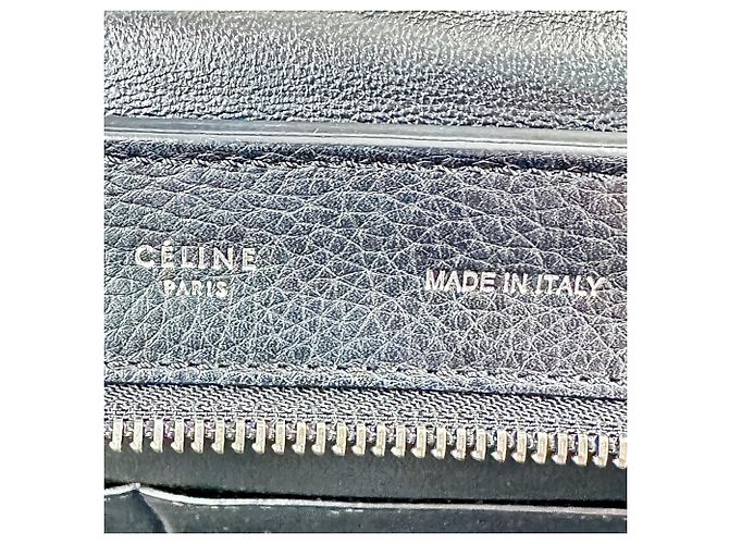 Céline Celine Trapeze Medium Sac à main/Sac à épaule 2-Way Noir - vue 12