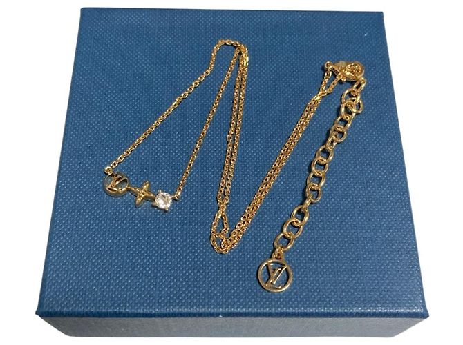 Collar con colgante de oro Louis Vuitton Dorado - vista 6