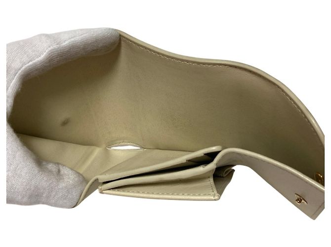 Céline Carteira de aba Small Triomphe Celine Cru - vista 10