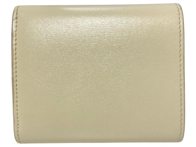 Céline Carteira de aba Small Triomphe Celine Cru - vista 2