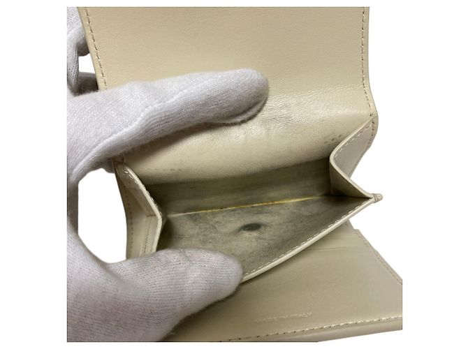 Céline Carteira de aba Small Triomphe Celine Cru - vista 9