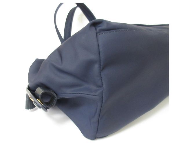 Anya Hindmarch Inflight Schultertasche Marineblau - Ansicht 5