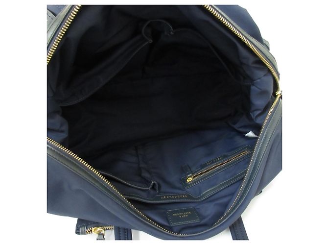 Anya Hindmarch Inflight Schultertasche Marineblau - Ansicht 7