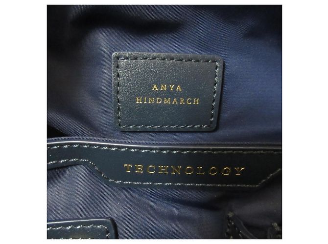 Anya Hindmarch Inflight Schultertasche Marineblau - Ansicht 9