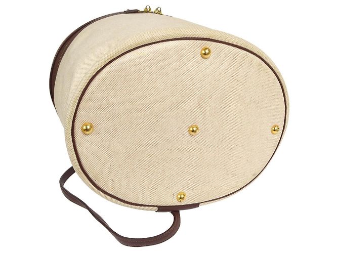 Hermès Hermes Acapulco Vanity Toile with Leather Beige - Ansicht 7