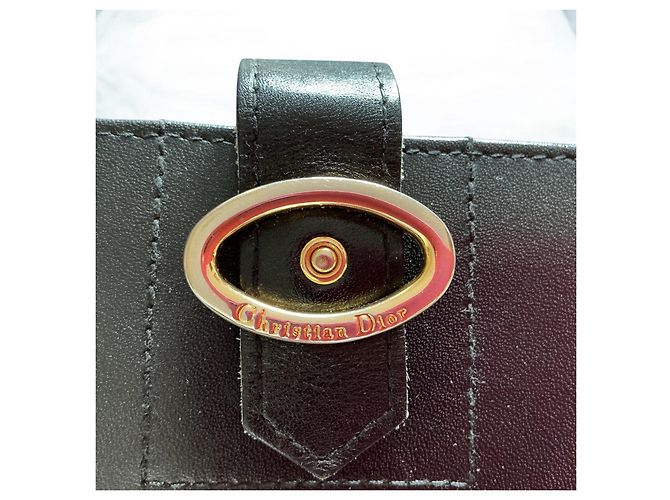 Cartera Christian Dior Piel Negra Negro - vista 2